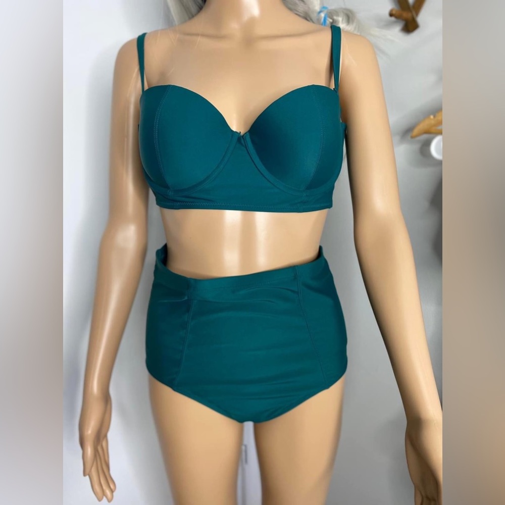 Old Navy Deep Teal Bikini Set